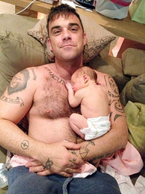 Robbie Williams s dcerou